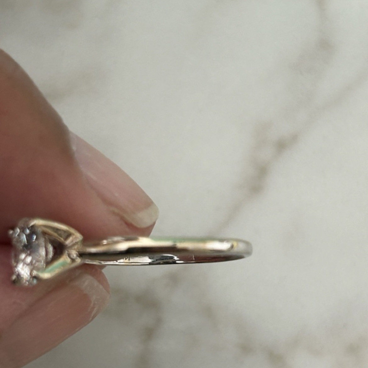1.0 Carat Natural Diamond 14k Yellow Gold Solitaire Ring