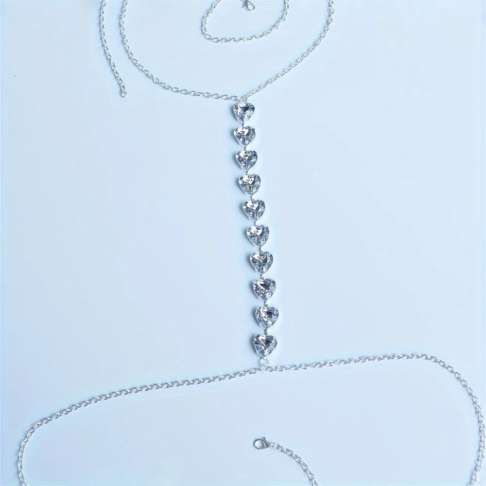 Womens Chest Body Chain Necklace Clavicle Jewelry Bikini Party Fashion Accessory