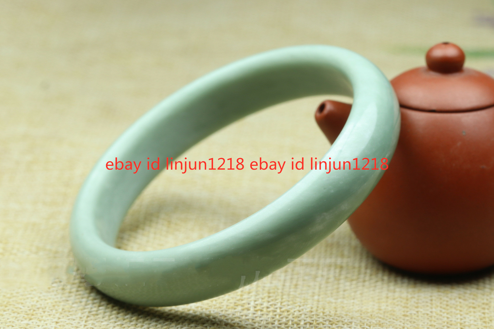 Female Beautiful AAA Bangle 54mm-64mm Light Green Jade Hand-carved Bracelet