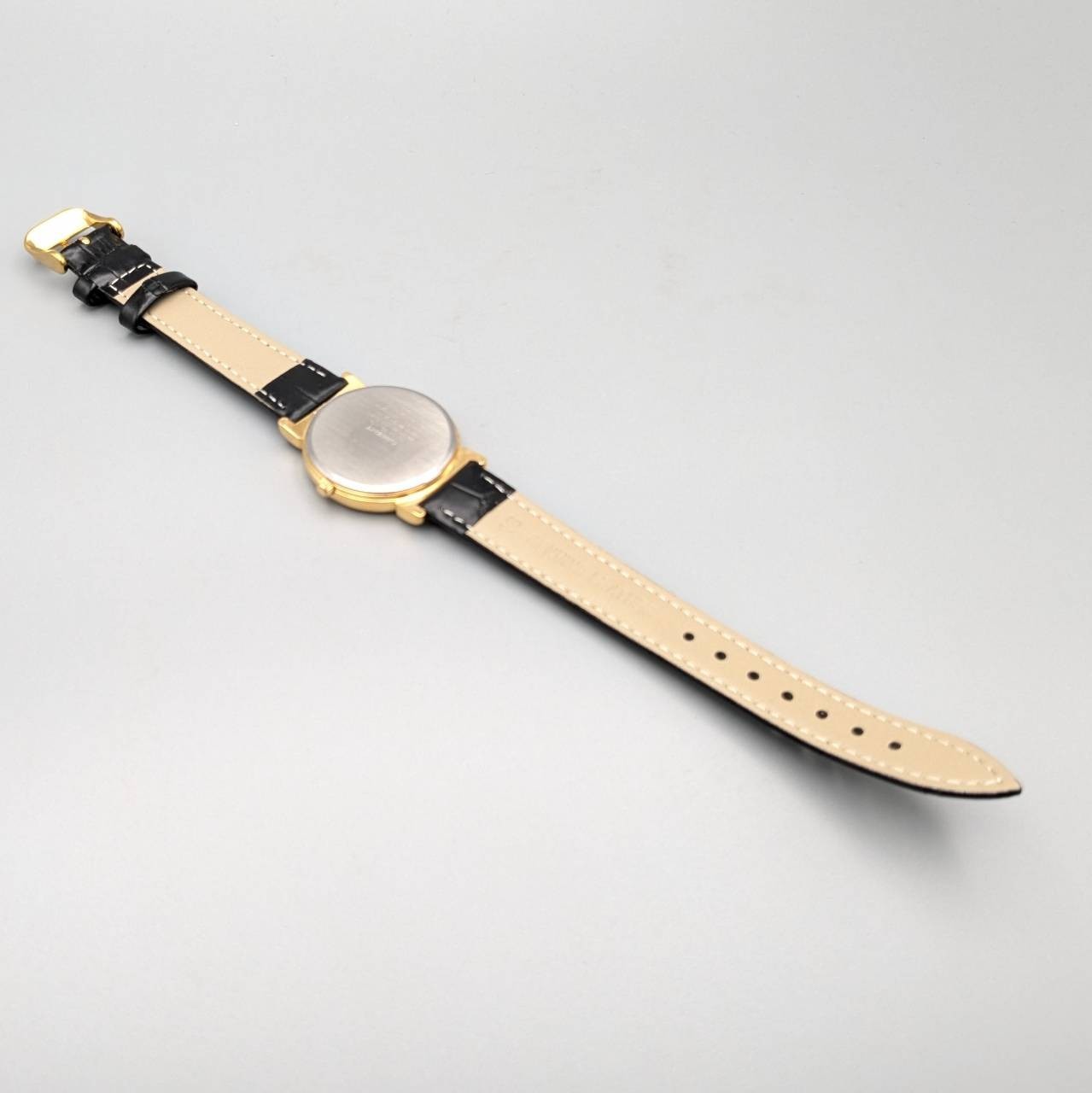 Vintage ORIENT Jupiter C7E508-50 Moon Phase Quartz Watch New Battery Strap Japan