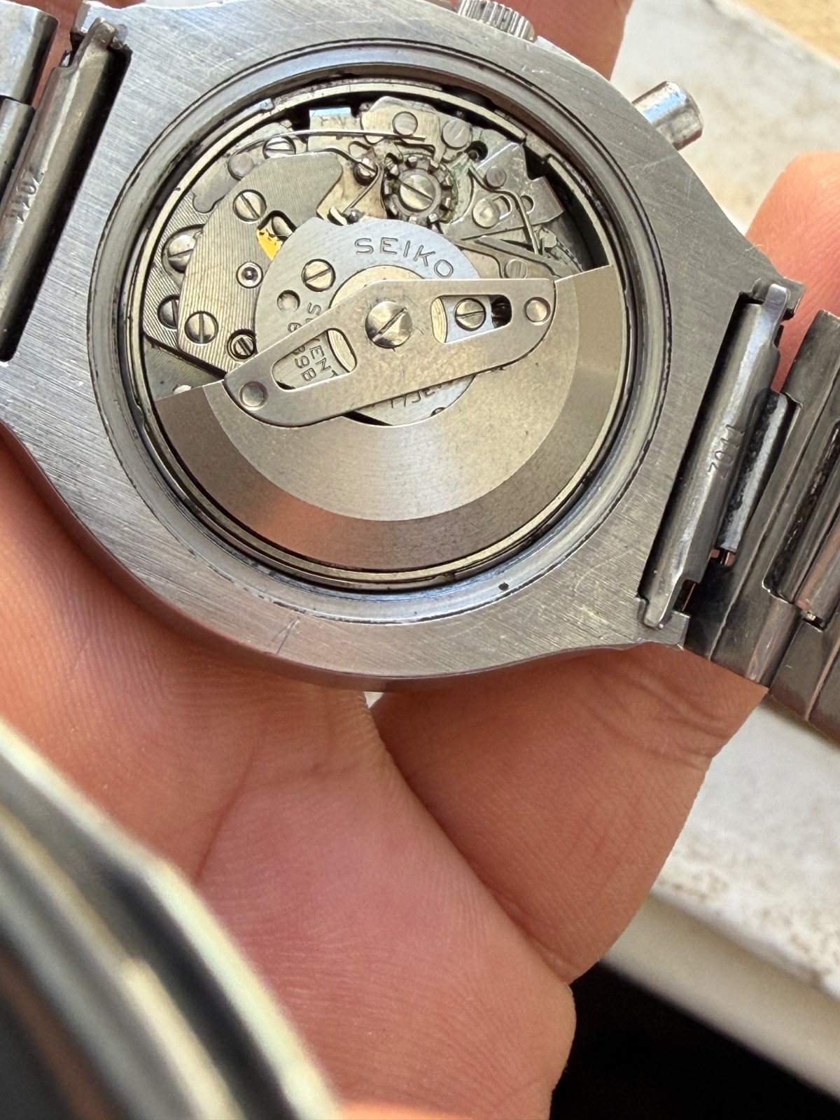 Vintage SEIKO BLUE EYE 6139-7060 Chronograph