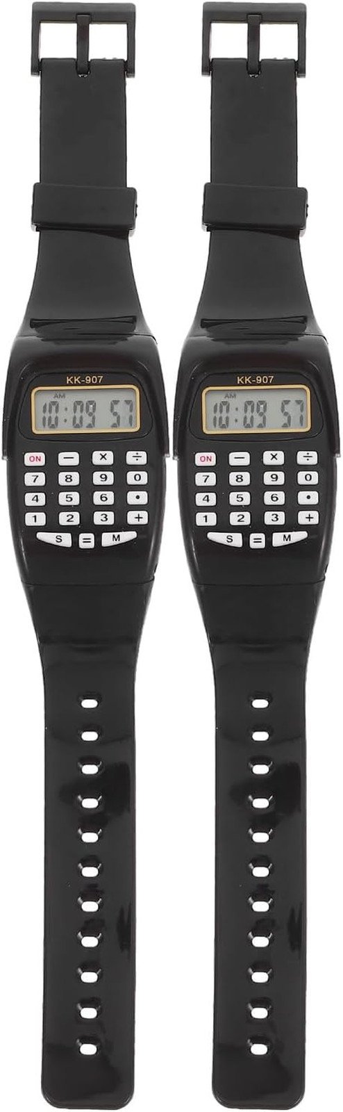 2Pcs Calculation Watch Mens Watches Girl Calculating Calculator Watch Movement C