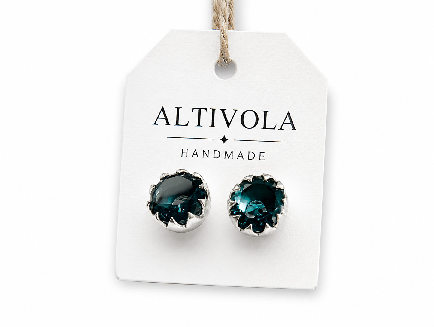 Alexandrite Stud Earrings 925 Sterling Silver Jewelry Gift for Her