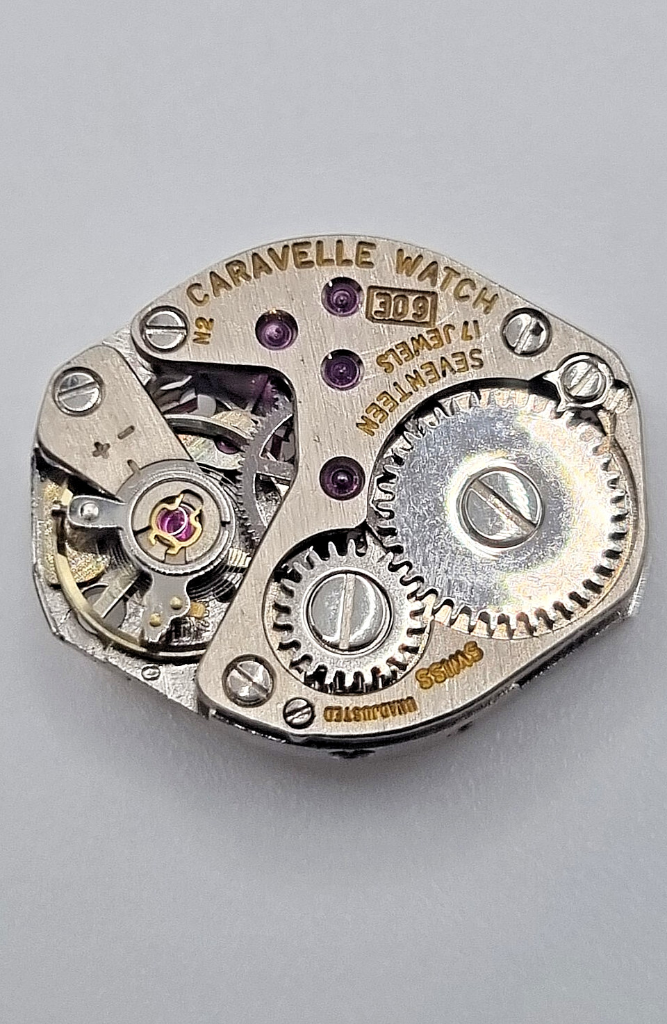 Cal. 309 FHF ST 69-21 Caravelle Manual Wind Watch Movement 17J Swiss Untested