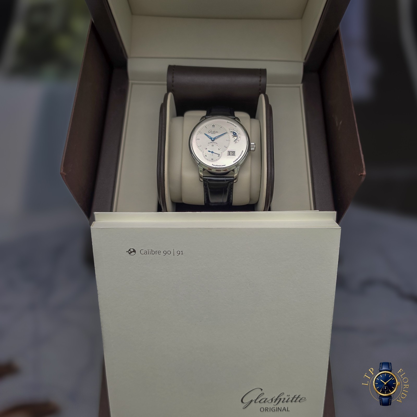 2025 Glashütte Original PanoMaticLunar Silver Dial – 40MM – 1-90-02-42-32-05
