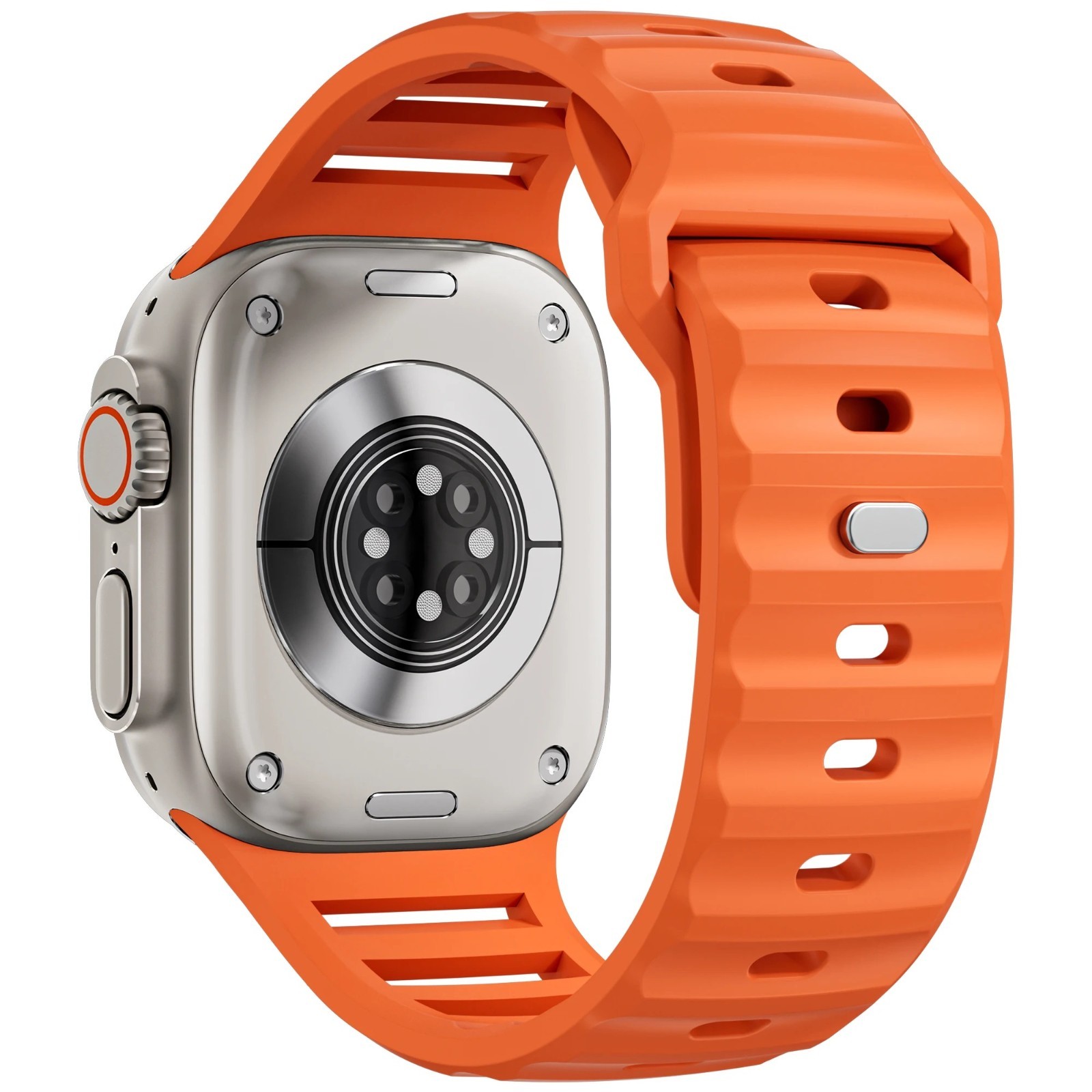 For Apple Watch Series Ultra 3 11 10 9 8 7 iWatch 49mm Silicone Sport Band Strap