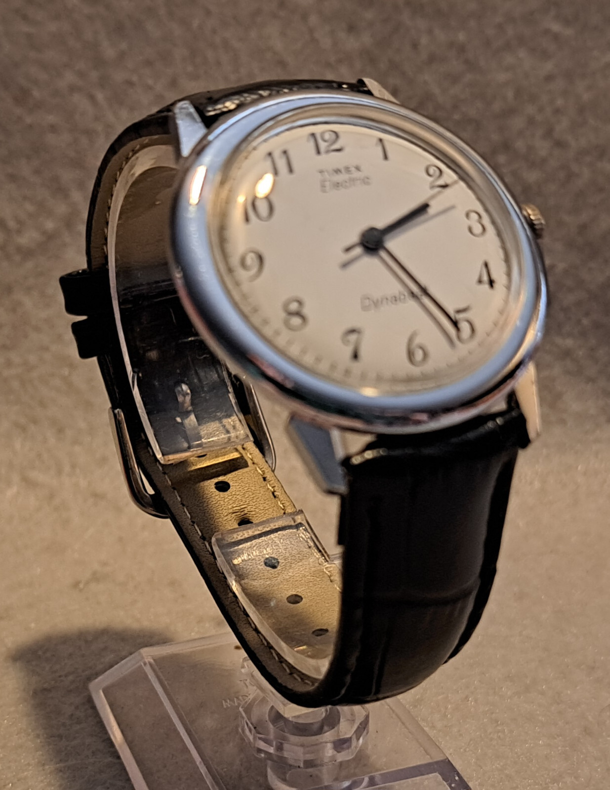 A Very Nice Vintage 1976 Timex Dynabeat Mens watch 77152-25376