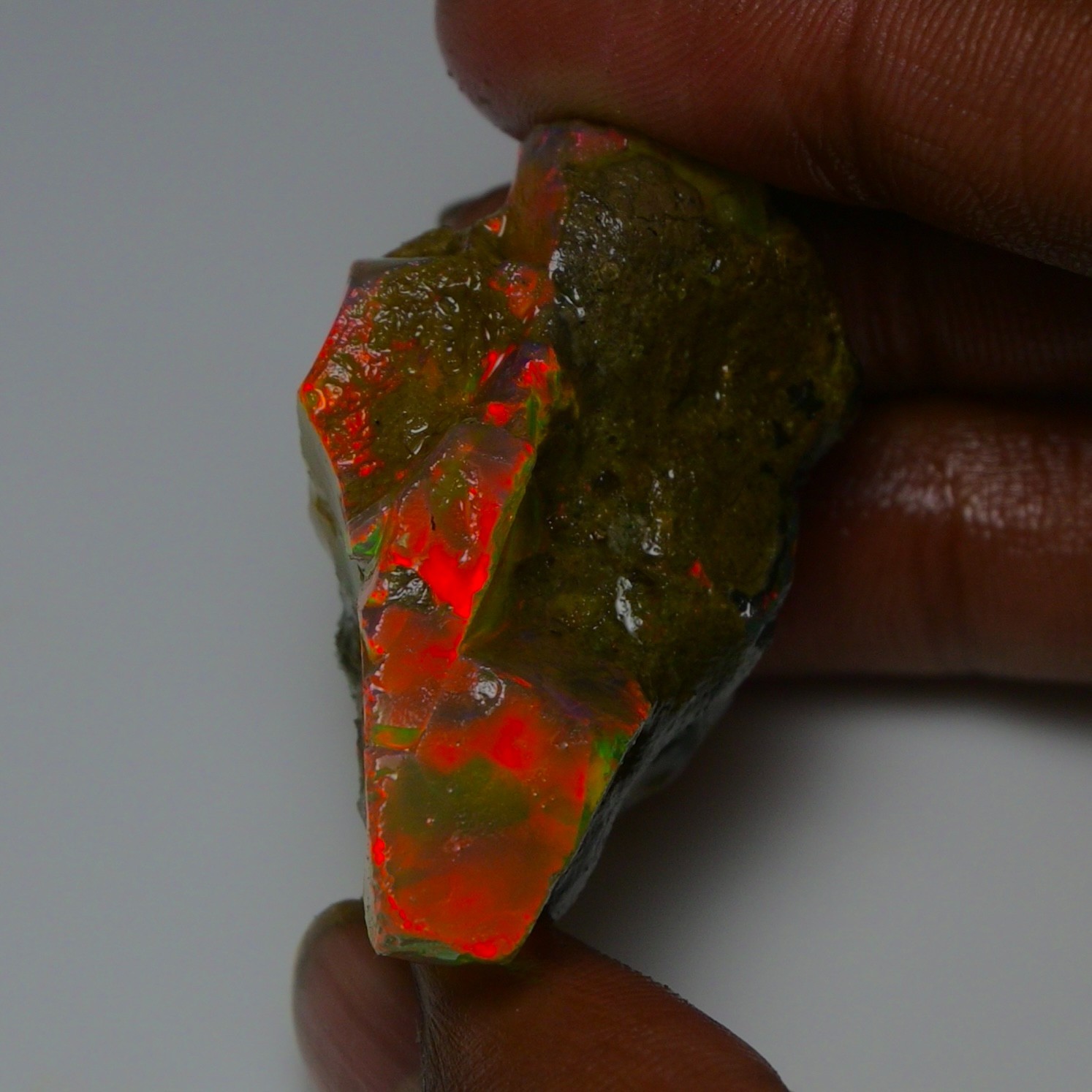 Stunning Ethiopian Opal Rough 84.05 Cts, Large Oil Opal Specimen Natural Opal
