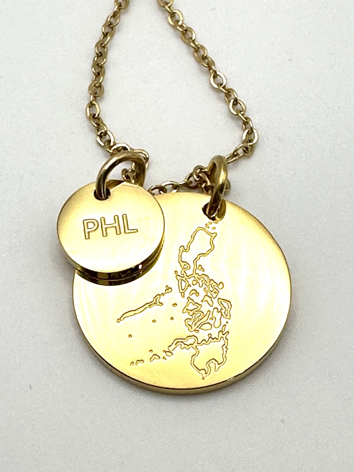 Philippines PHL Country Necklace Charm LDS Sister Missionary Mom Statesman Ties
