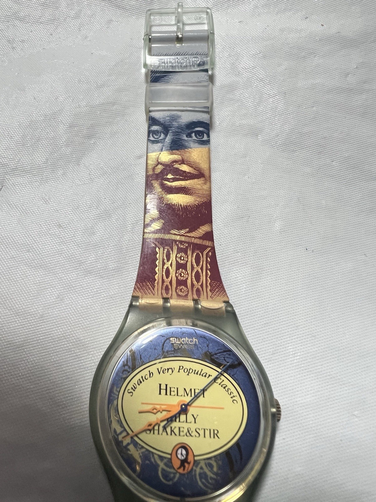 Swatch AG1997,(helmet) Gent,Graphic Strap,GG173,(Billy Shake&Stir),34mm Unisex