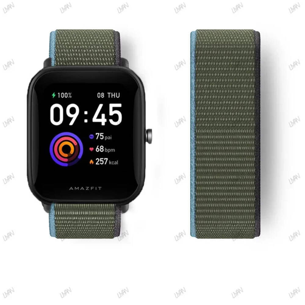 20mm/22mm watch band For Amazfit GTR/GTS 4-3-2-2e/GTR 42mm-47mm/bip-U-S-lite Nyl