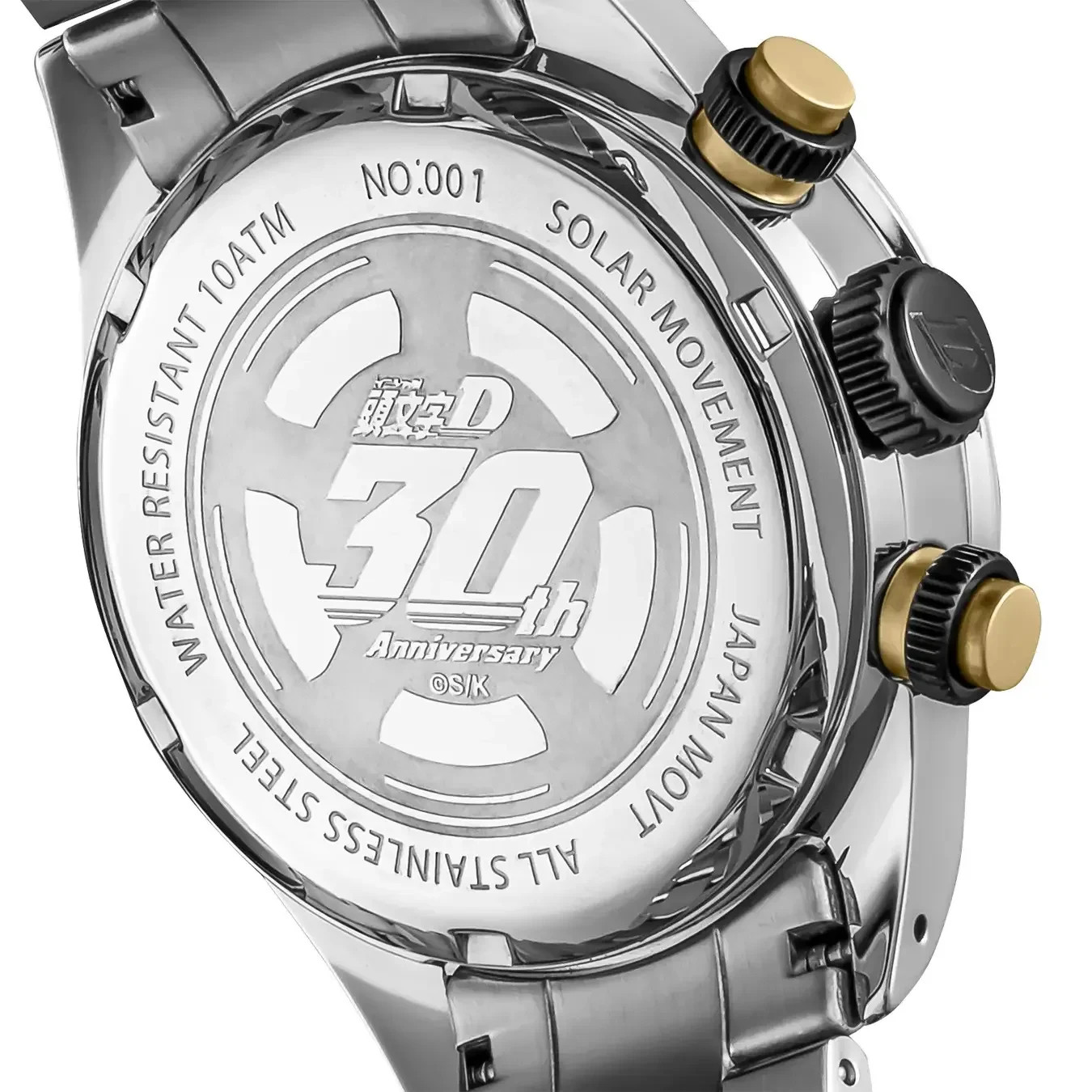 Initial D x Angel Clover 30th Anniv Watch IN40-GC8 Bunta Fujiwara Model New