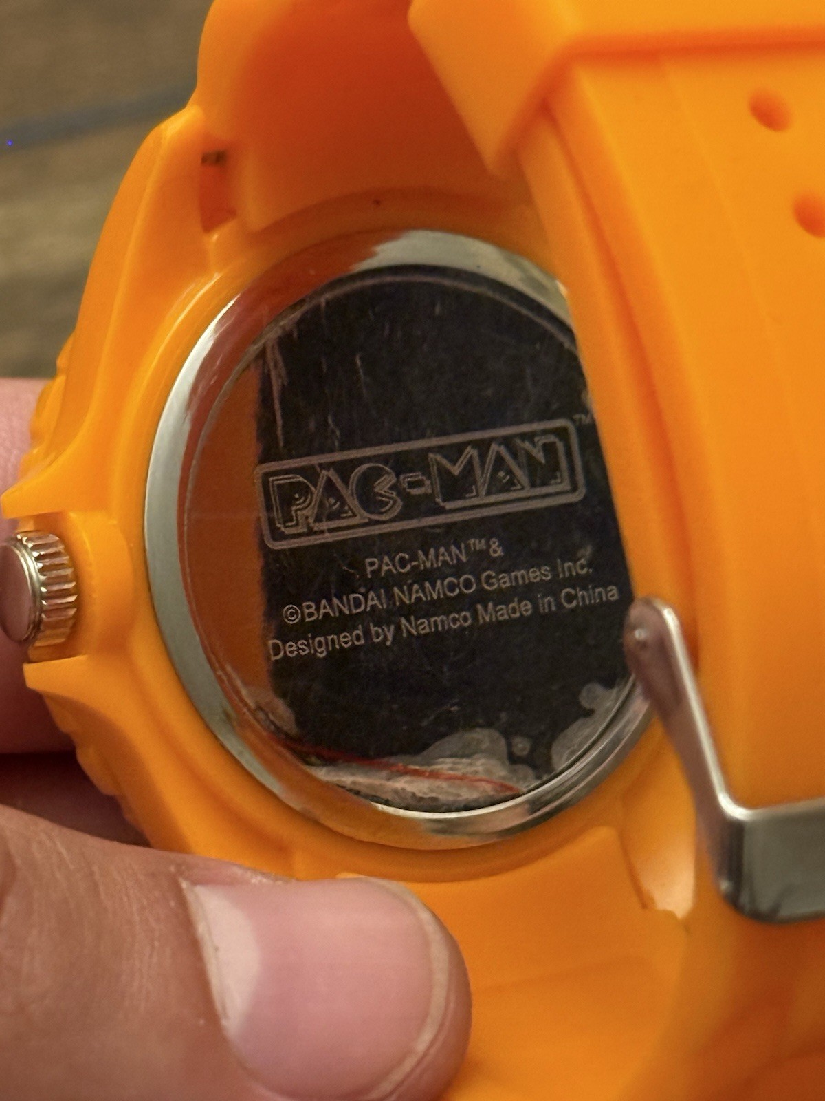 Pac-Man Watch Orange Ghost Bandai Namco Clyde Used Collectible From Japan