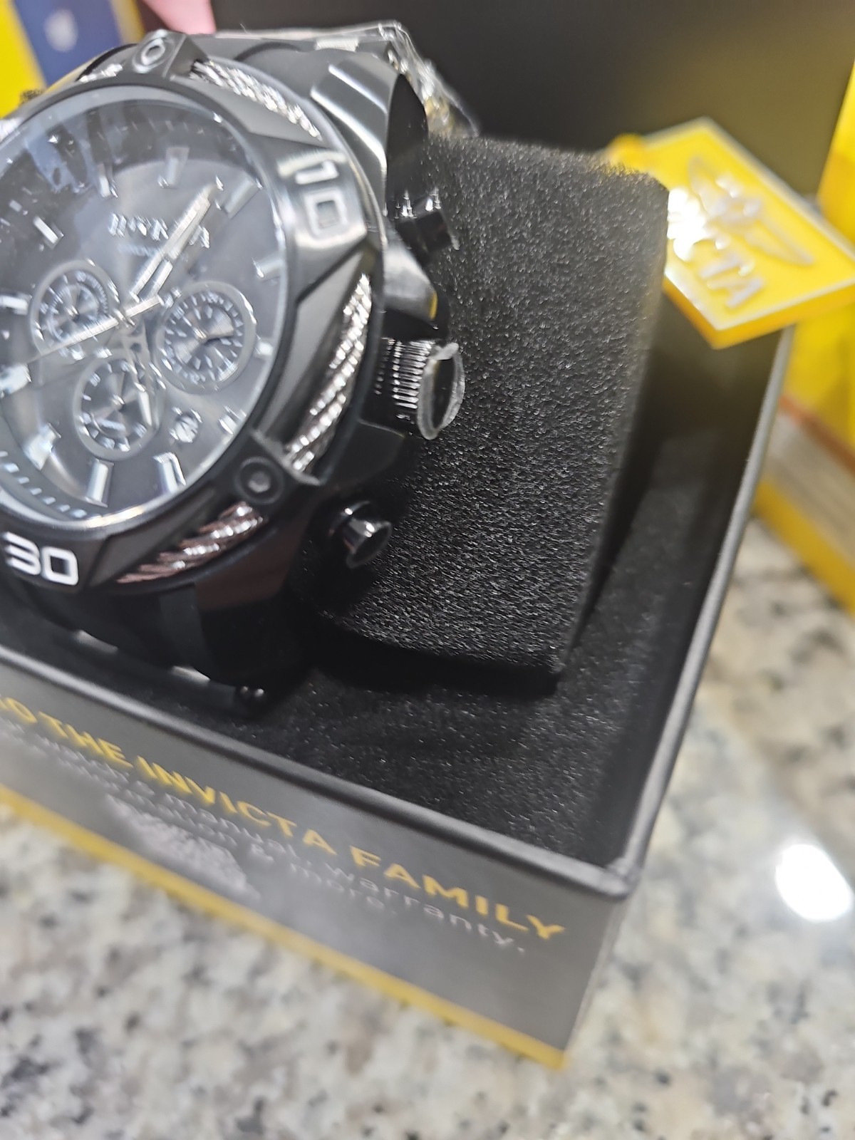 RETAIL $699.00 IN STORE Invicta Bolt Tensora Men’s Watch – 50mm, Black ZG-34136