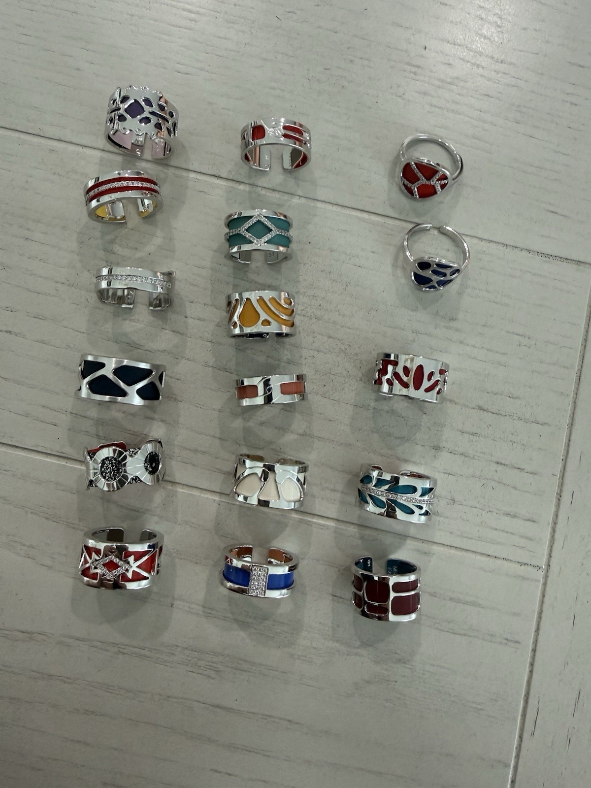 Les Georgettes rings (Made in France) for $15 each. fully adjustable/reversible