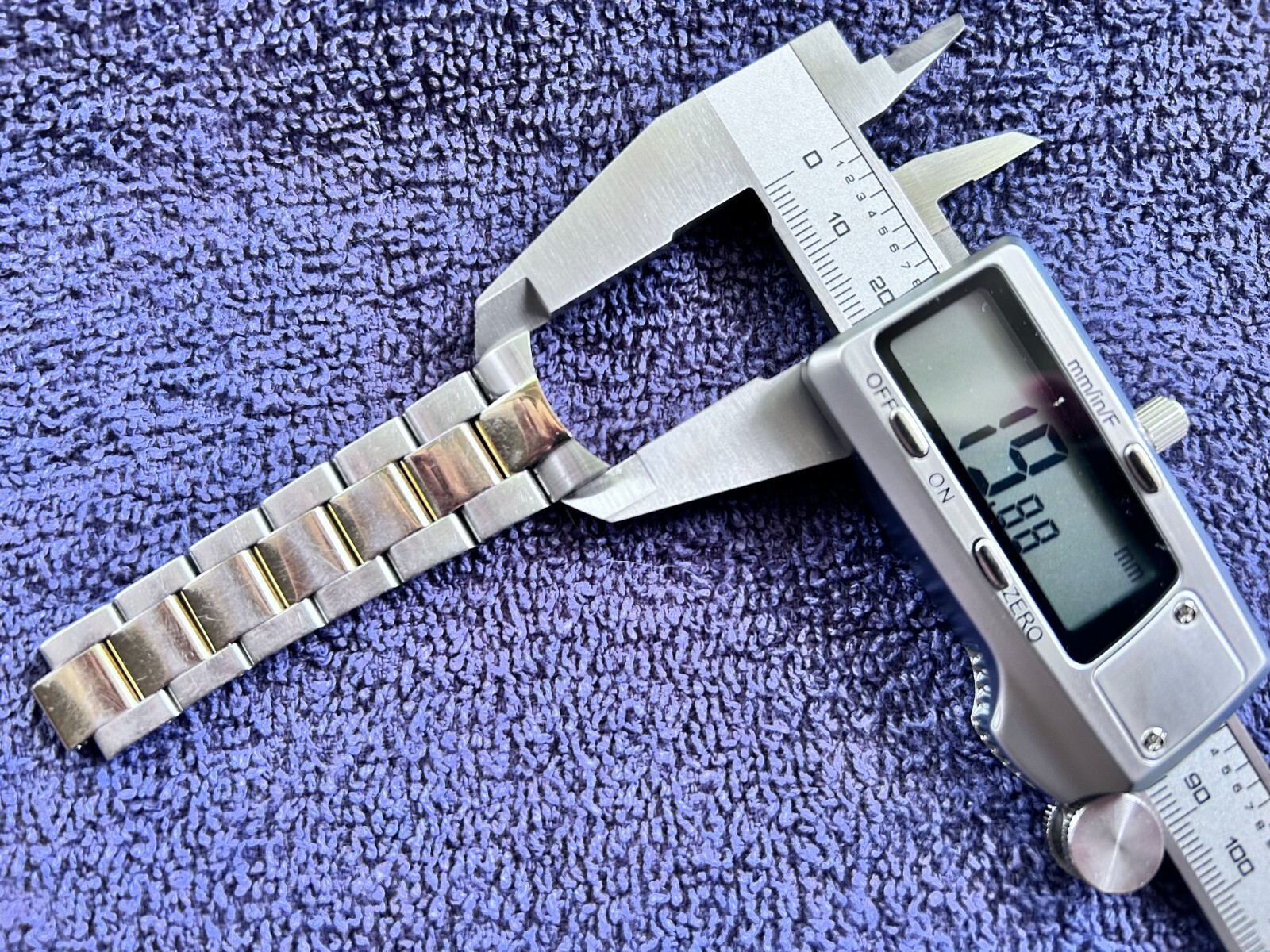 Watch Bracelet Links Gold & Silver Color Marked 116610 – Jubilee Style