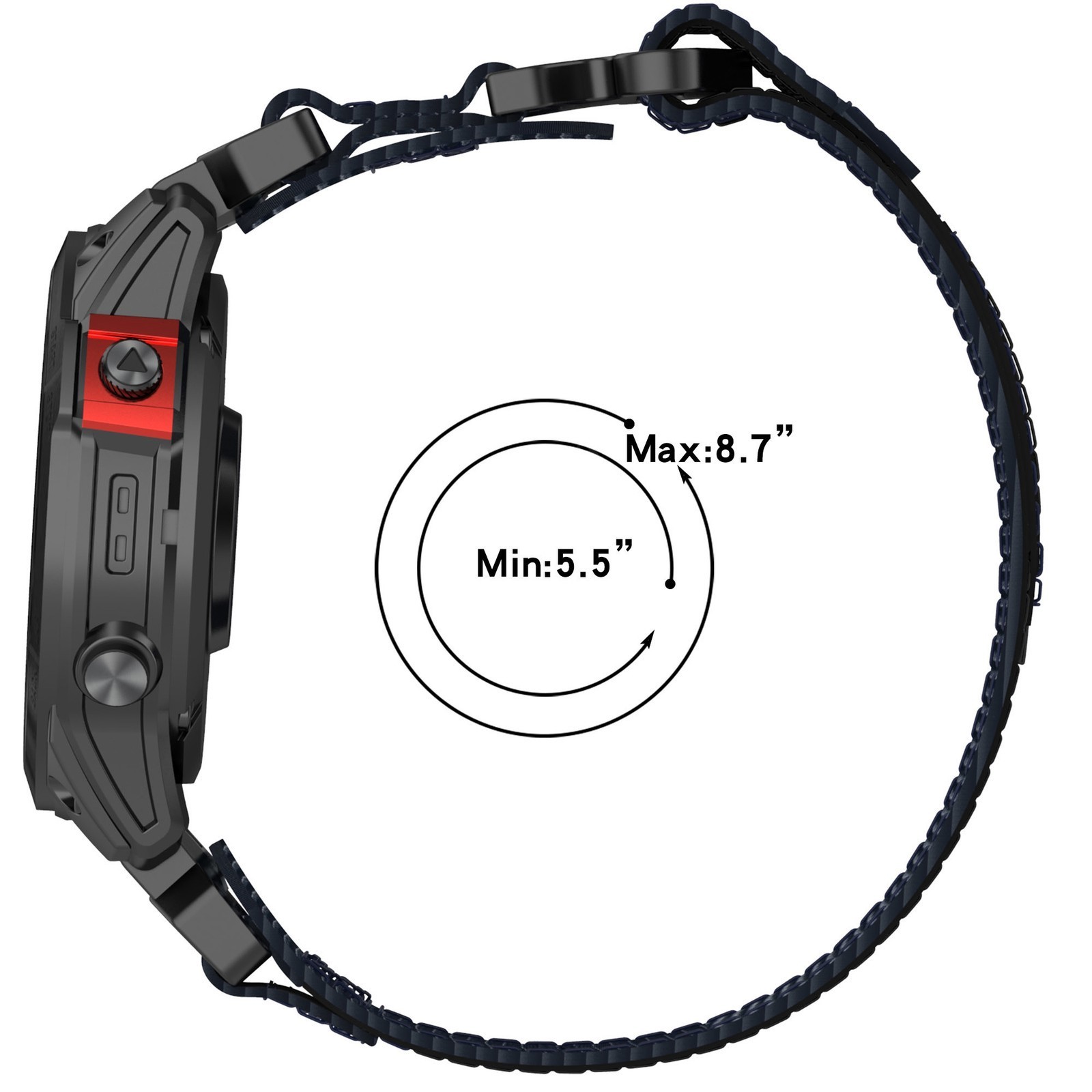 Wristband Nylon Band Strap for Garmin Fenix 8 7 7X 6 6X Pro 3 5 5X Plus Epix 965