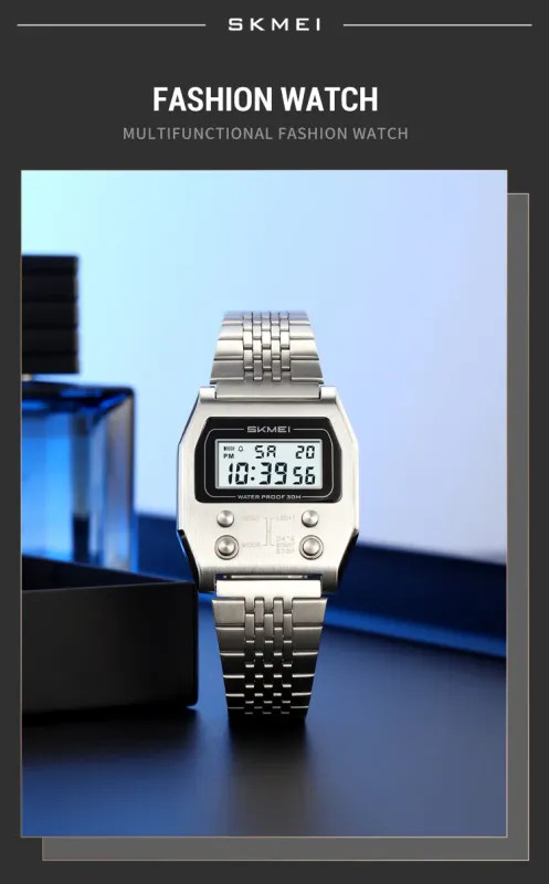 SKMEI 2460 Fashion Brand Men’s Electronic Watch Multifunction Luminous Calendar
