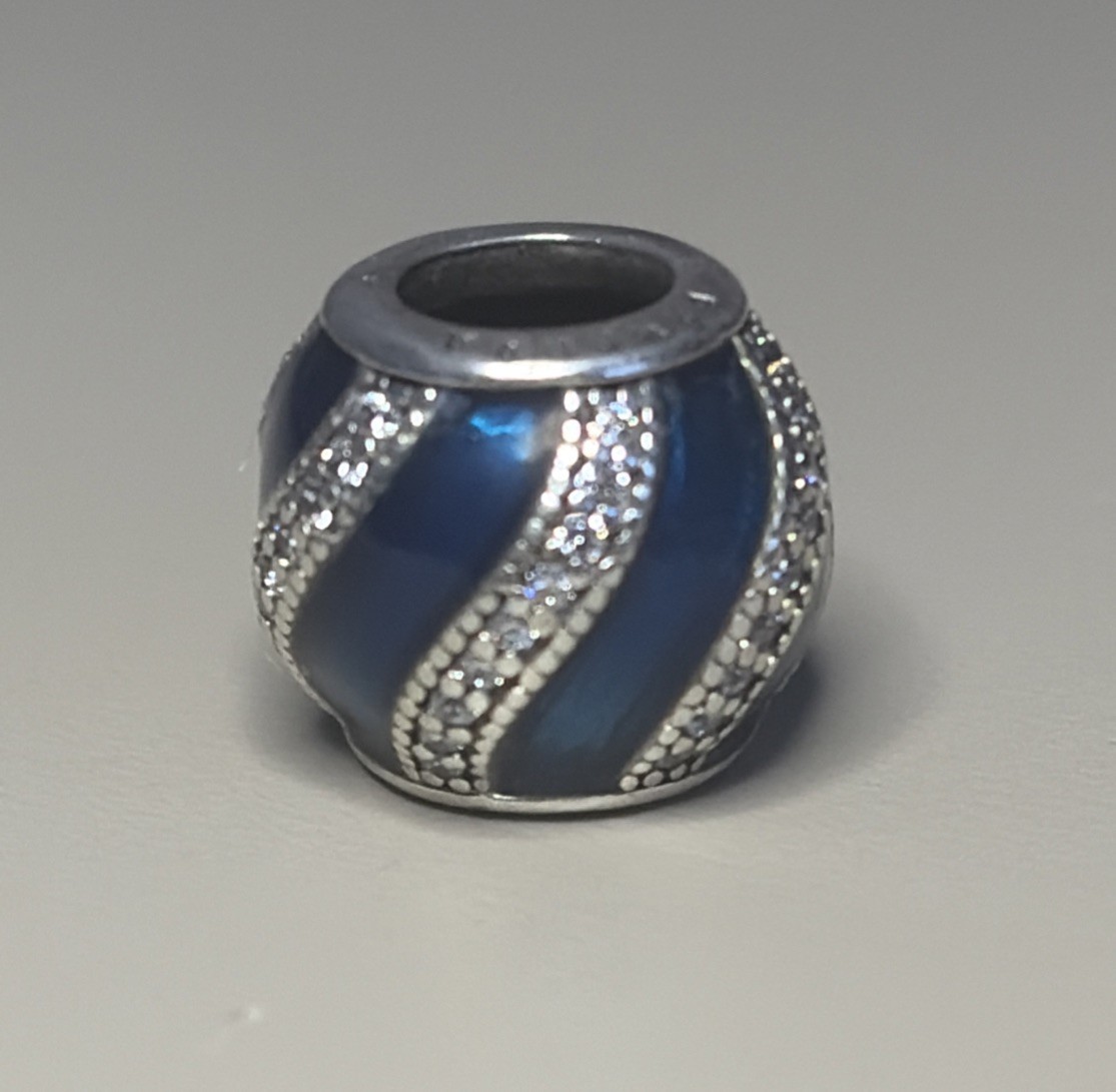 Authentic Pandora Sterling Silver Royal Adornment Charm – 791991EN118