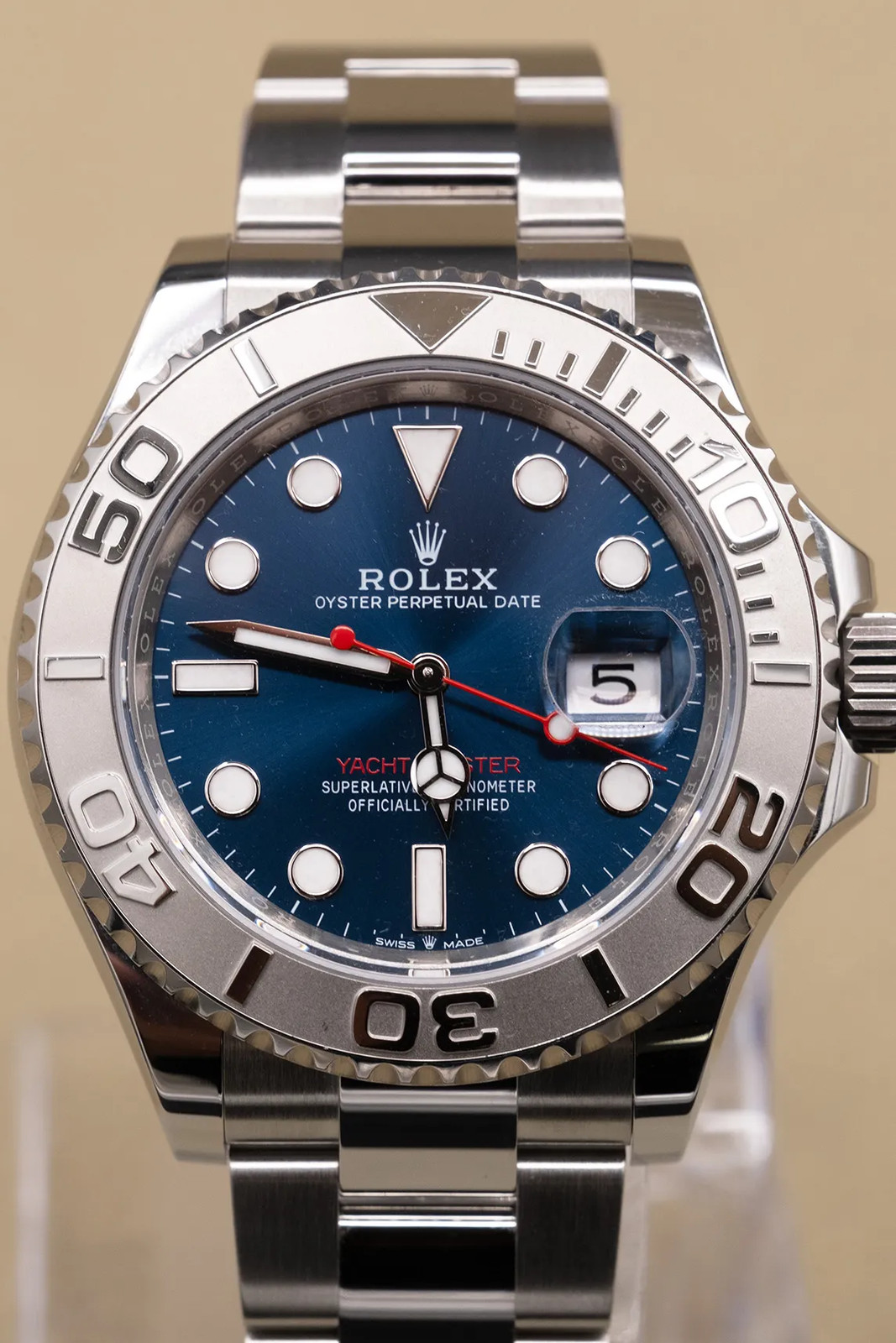 2023 Rolex Yacht-Master Blue Dial Complete