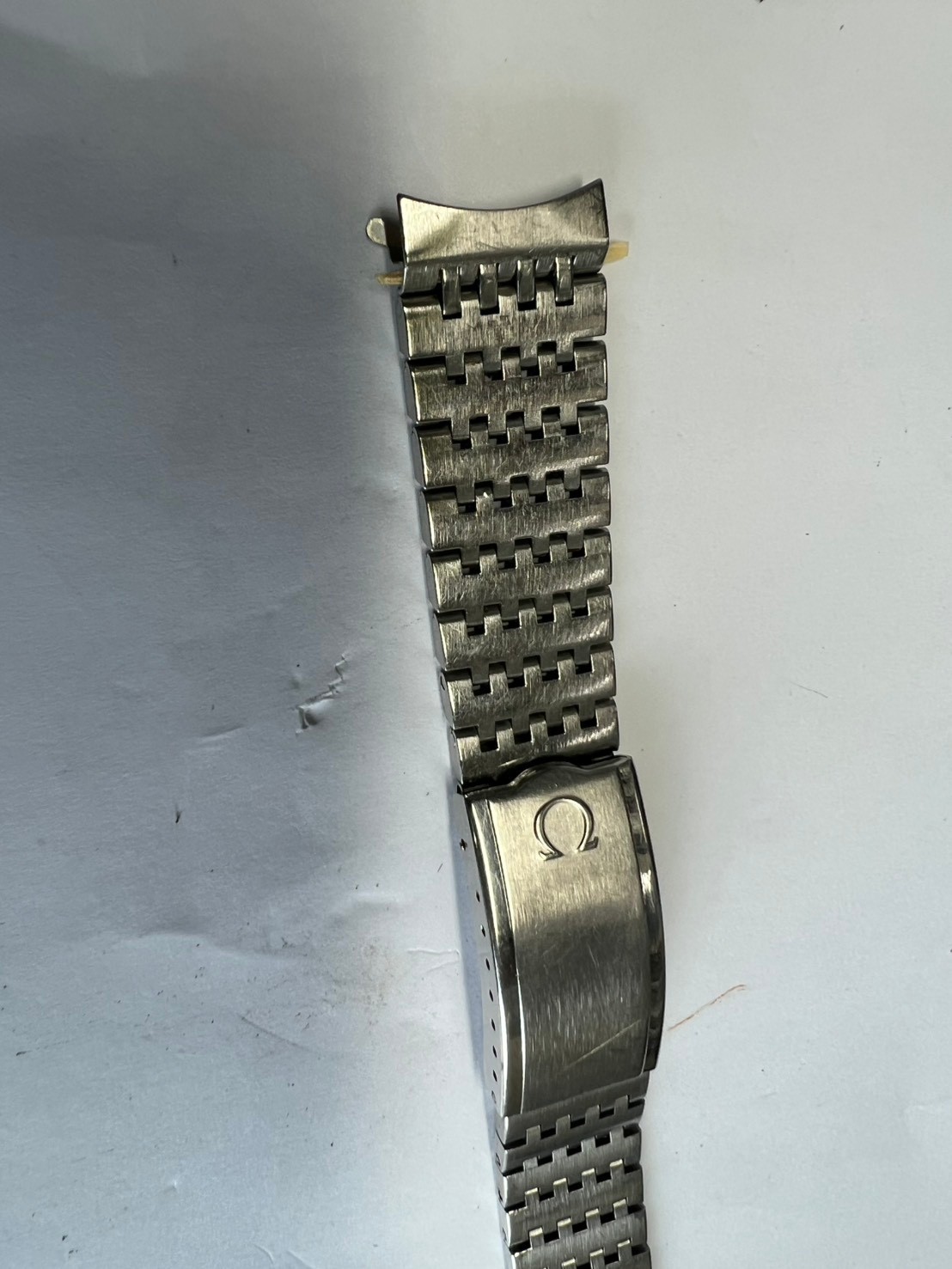 60 . omega 1193 endlink 18 mm 725 stainless steel bracelet 16 cm