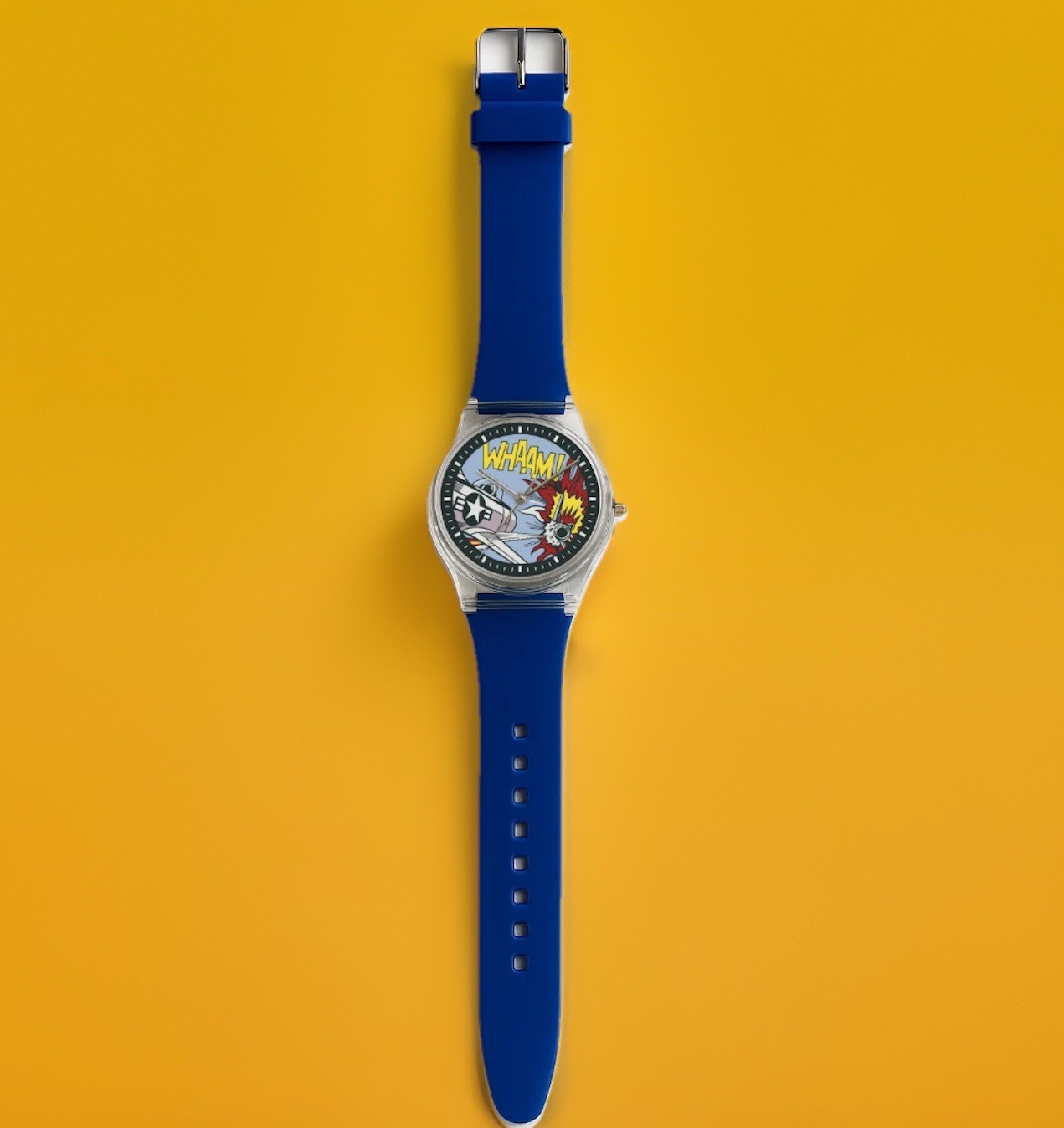 Roy Lichtenstein WHAAM! MET NYC Pop Art Wrist Watch Wristwatch