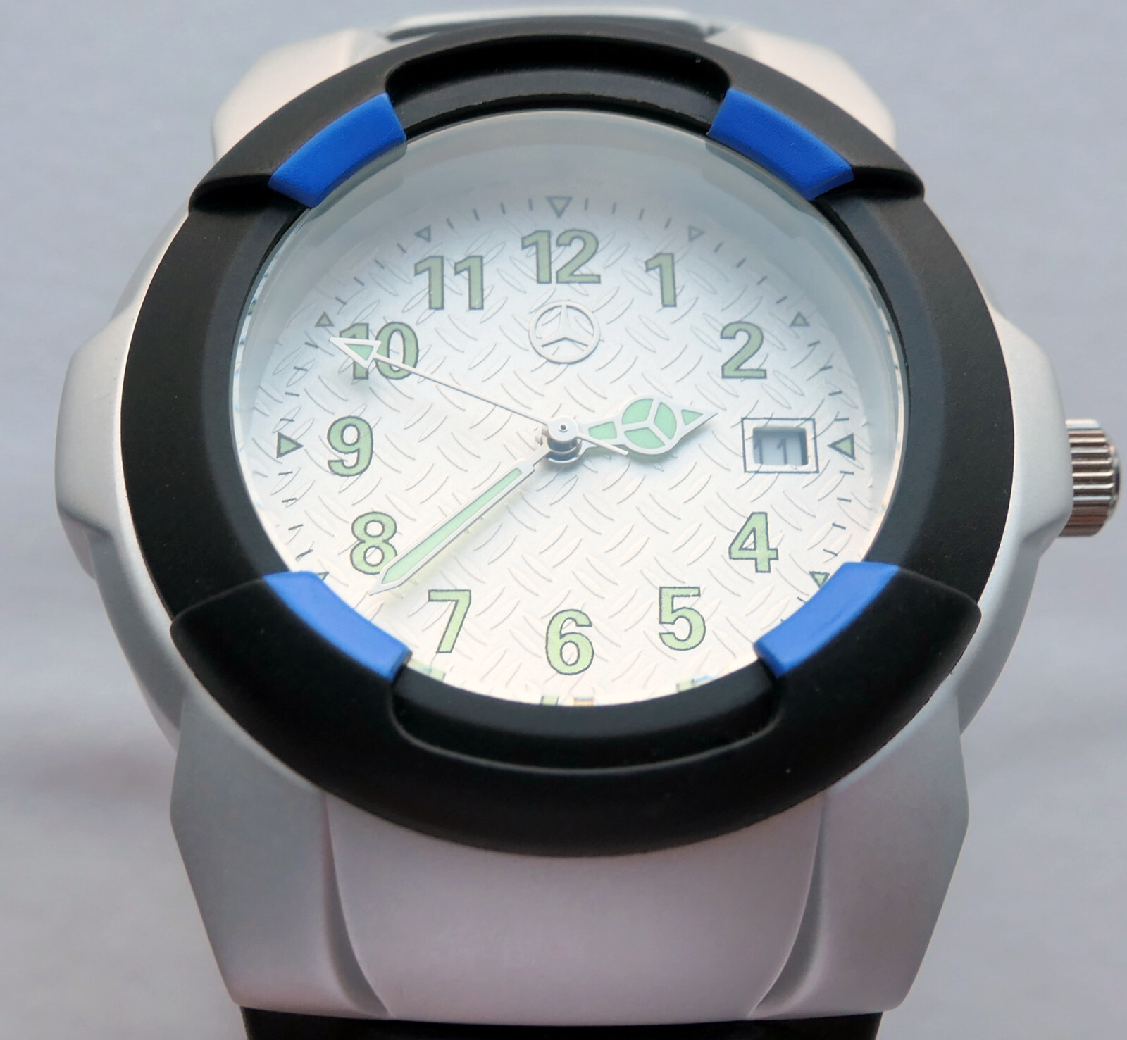 Mercedes Benz Drivers Line Classic Car Accessory Racing Sport Light Design Watch