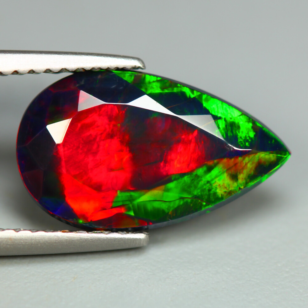 2.23 Cts_Marvelous Opal Collection_100 % Natural Top Flash Solid Black Opal