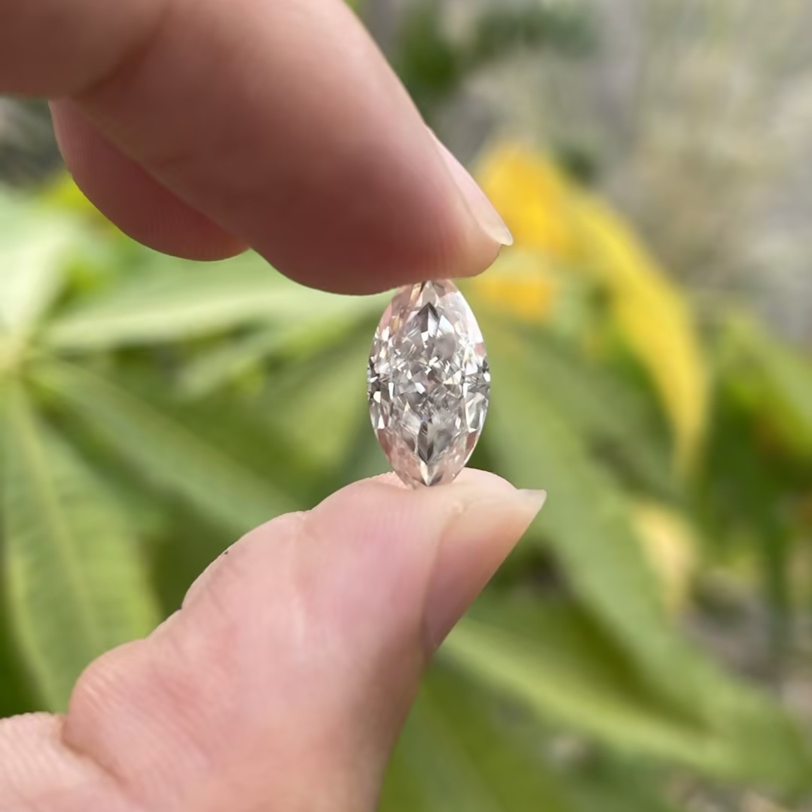 GRA Full Size Marquise 0.1-10ct Loose D Moissanite Vivid blue VVS1 for Jewelry