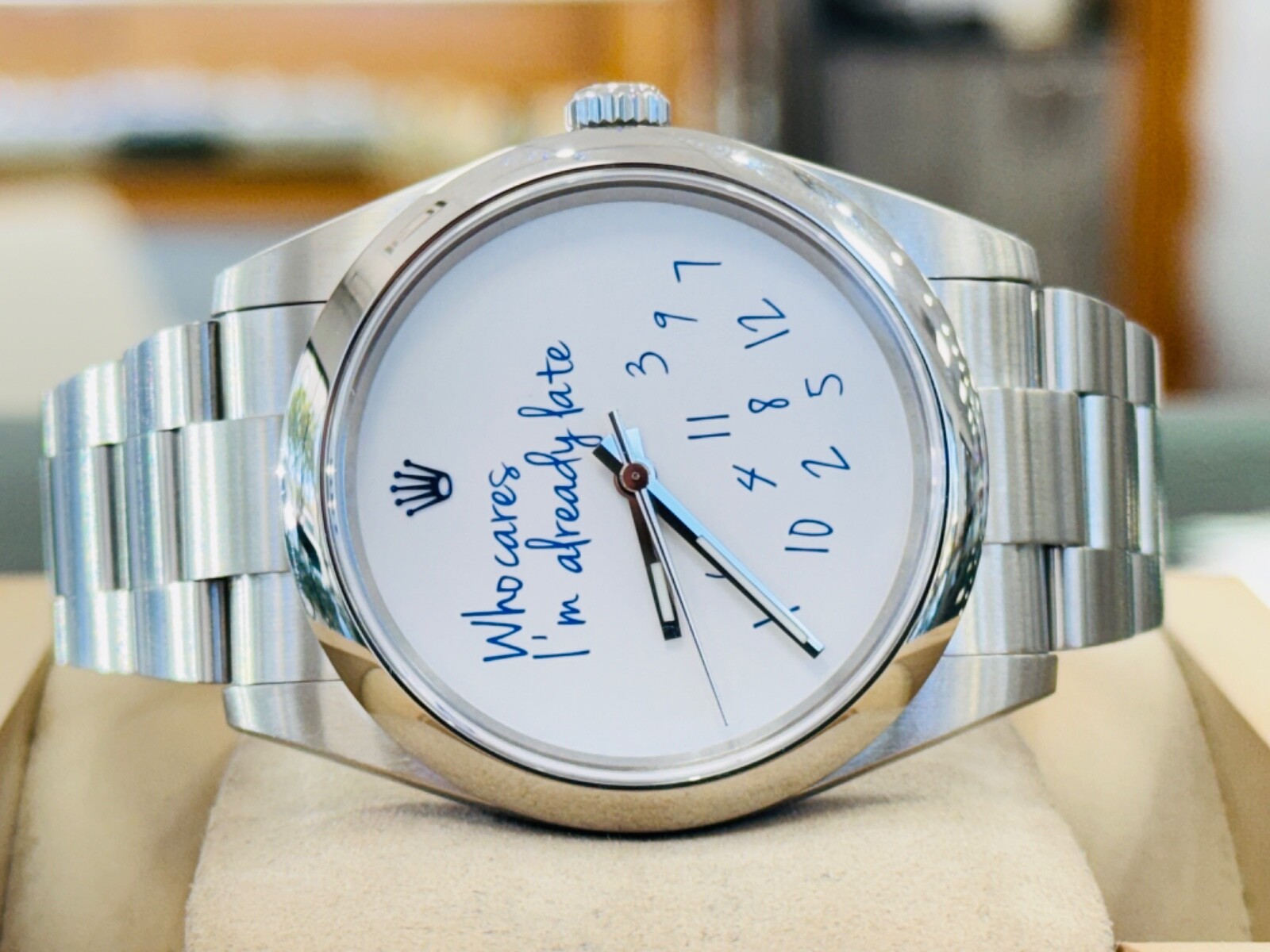 Rolex Oyster Perpetual 124300 Silver Oyster Bracelet with Silver Bezel