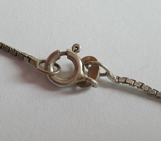 Vintage Necklace sterling silver 925. Сhain length 50 cm. Weight 7.36 g.