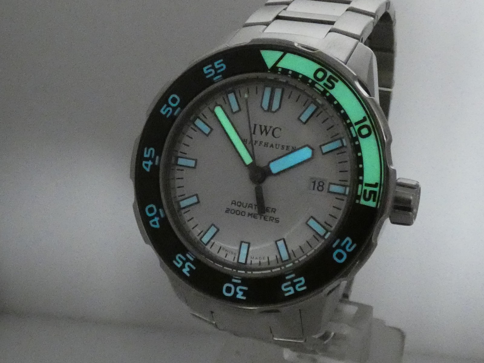 IWC AQUATIMER AUTOMATIC 2000m IW3568 WITH PAPERS YEAR 2019 STEEL MEN’S WATCH