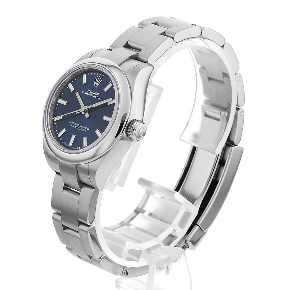 ROLEX oyster perpetual 28 276200 blue Random Number second hand Women