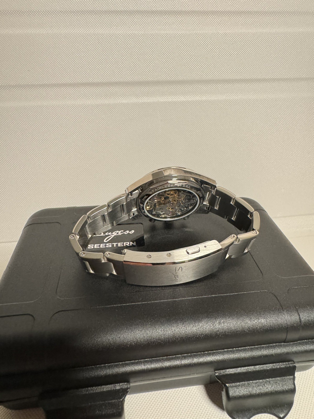 Sugess S465.SR.S SWAN NECK Sapphire Chrono Mechanical Watch SEAGULL 1963