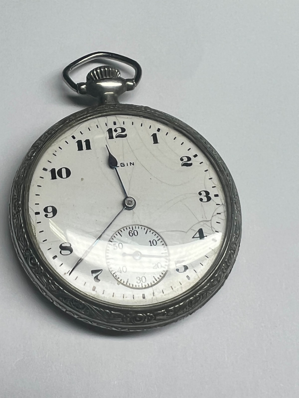 56. Elgin Y1926 pocket watch G 291model 7 Class 110 running