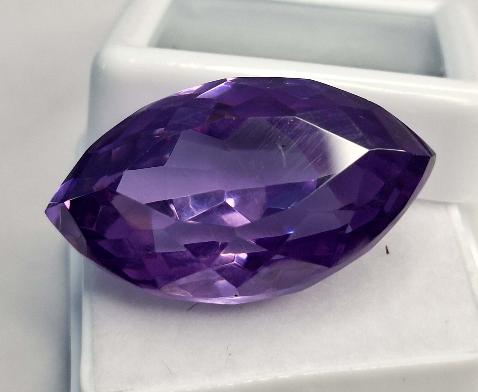 Certified Marquise Cut 58-60 Ct Purple Zircon Natural Loose Gemstone RK856