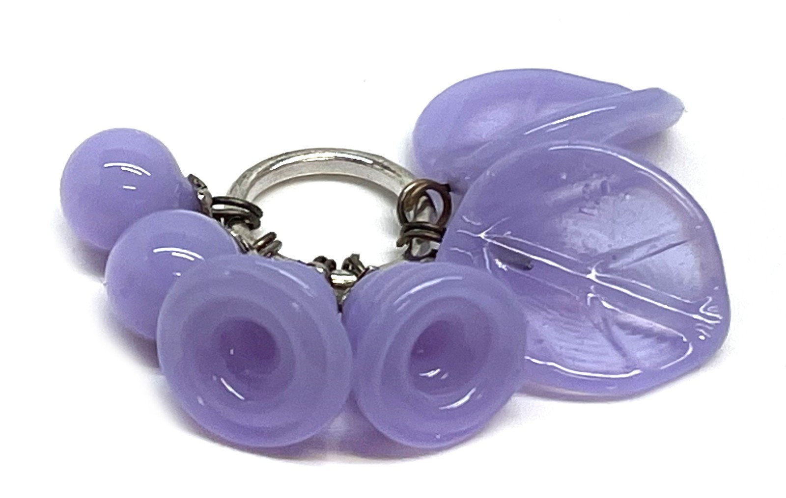 Lampwork Handmade beads From Murano Glass 6 Pcs OOAK Tamara Yarilo Brand
