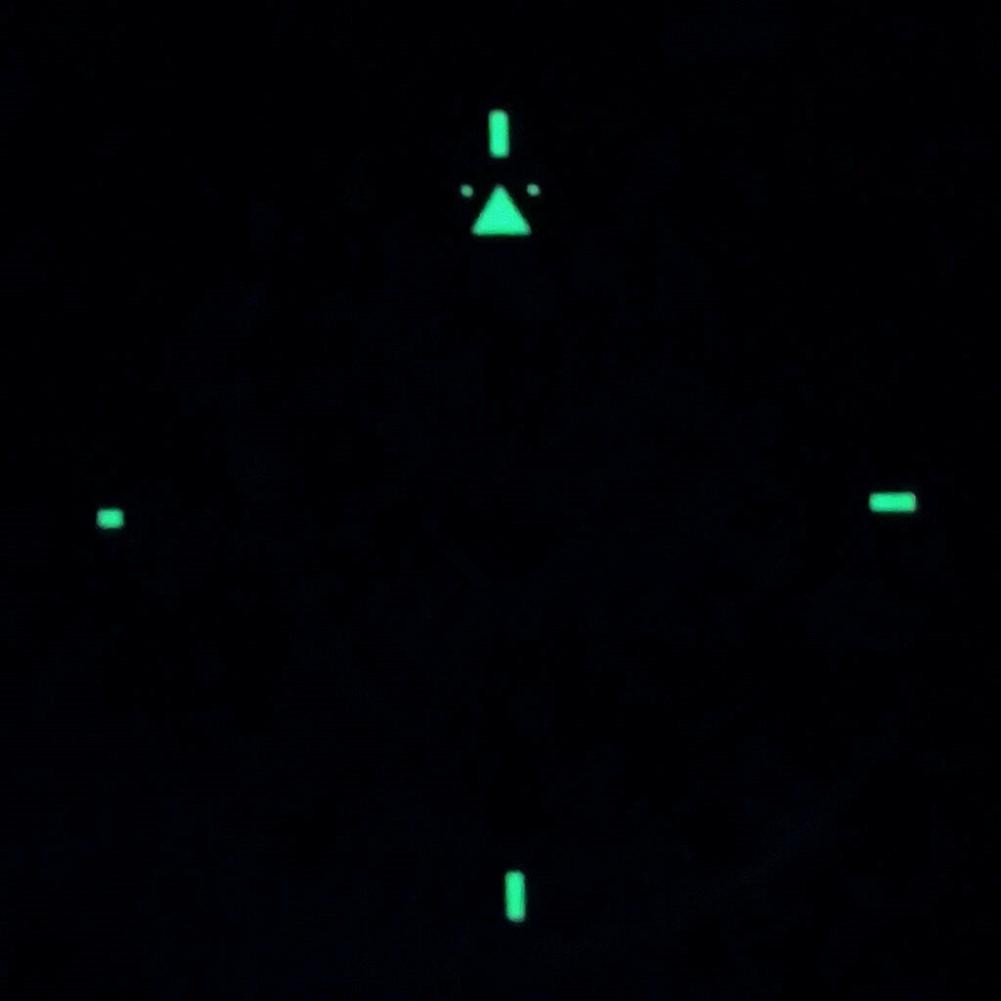 Black/White Green Luminous Watch Dial For Seagull ETA 6497 ST3600 Movement A
