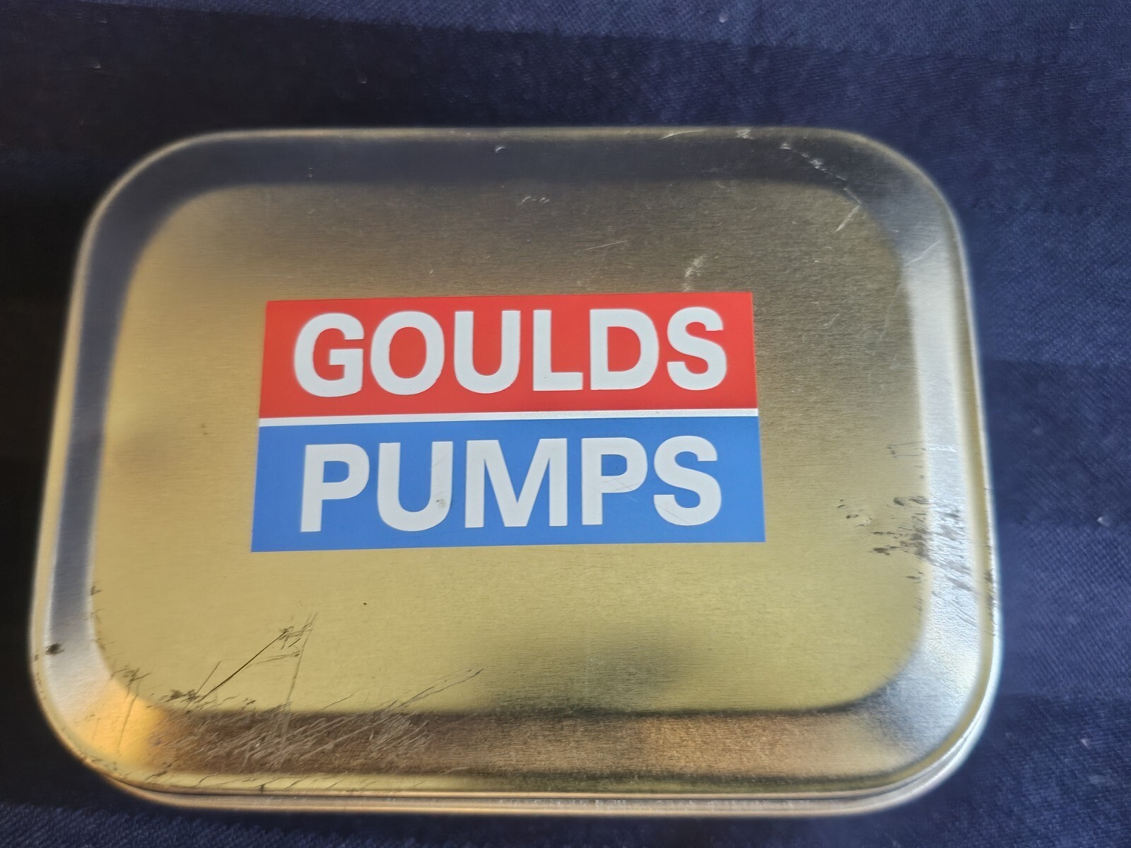 Goulds Pumps Pocket Watch In Display Tin *See Description*