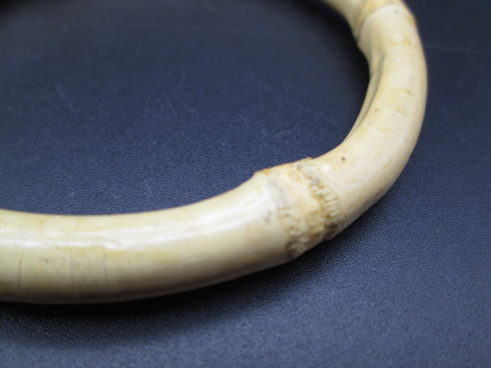Bamboo Bangle Bracelet Genuine Natural Raised Dimensional Gorgeous 2.75″ Center