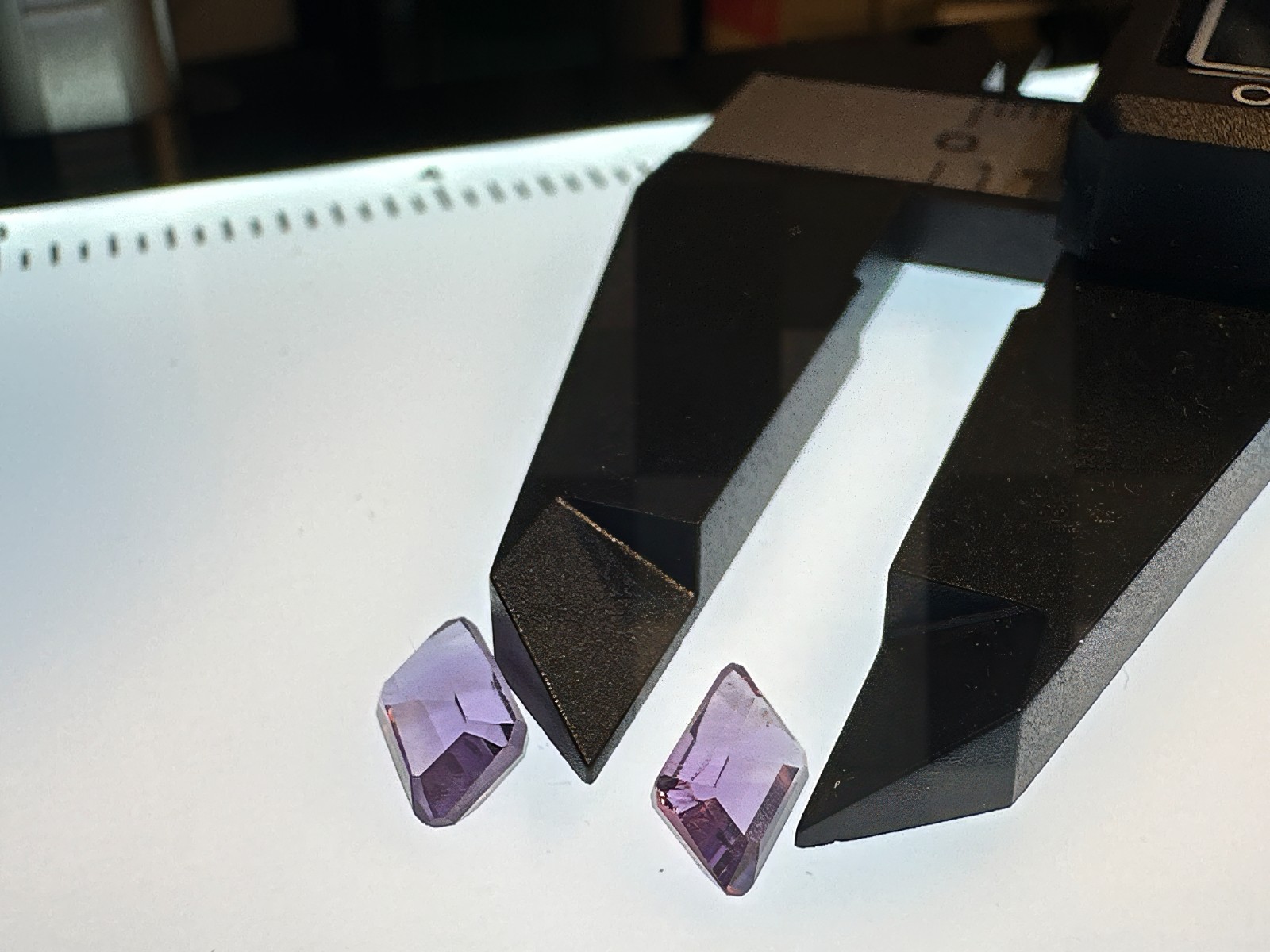 Amethyst Matched Pair 7x5mm Emerald Cut – Approx 2.00 TCW Loose Gemstones
