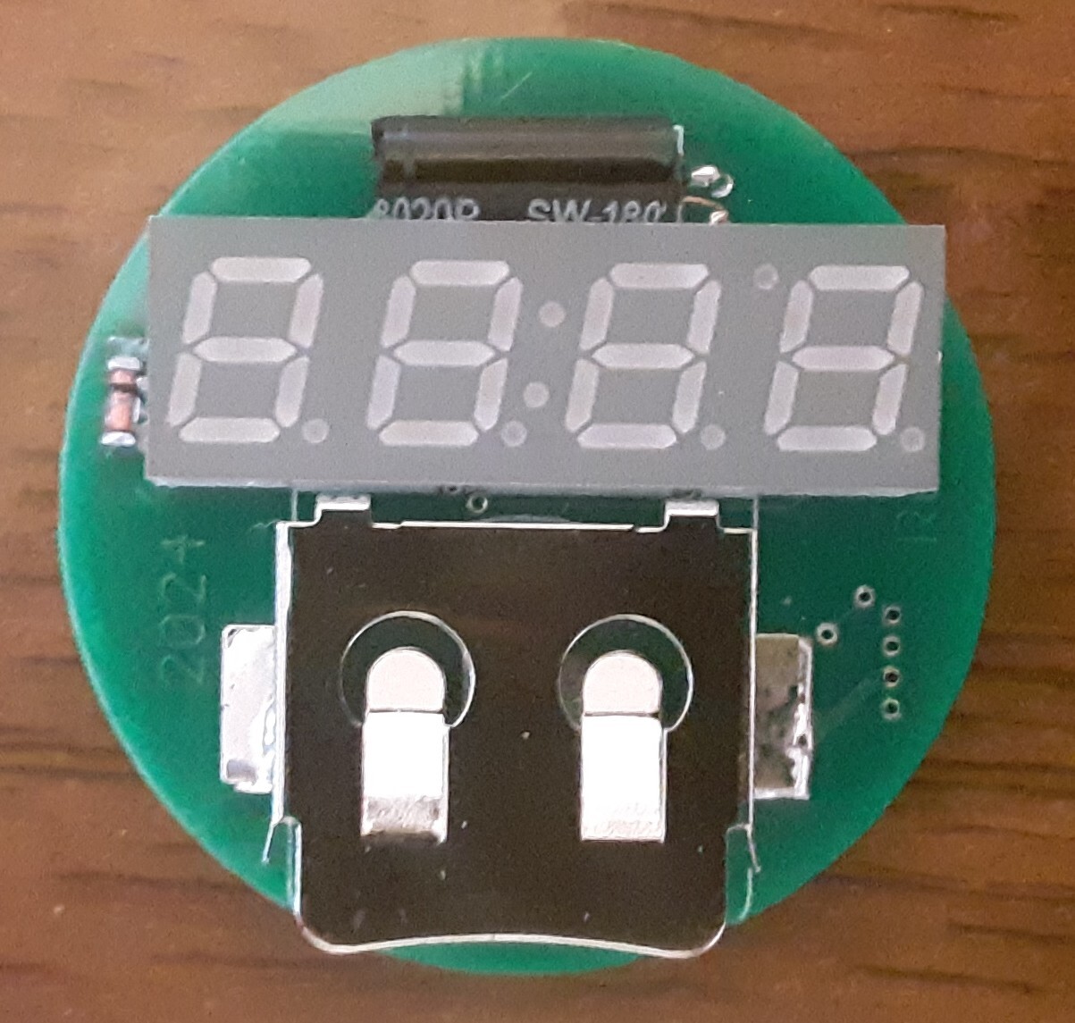 NEW! Retro Look 7mm (.28″) LED Watch Module for 38mm dial case.