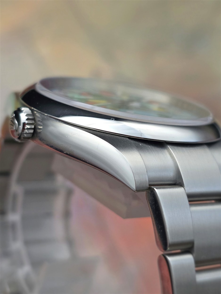 2022 Rolex Oyster Perpetual 41mm 124300 Aftermarket Celebration w/Orig Dial B&P