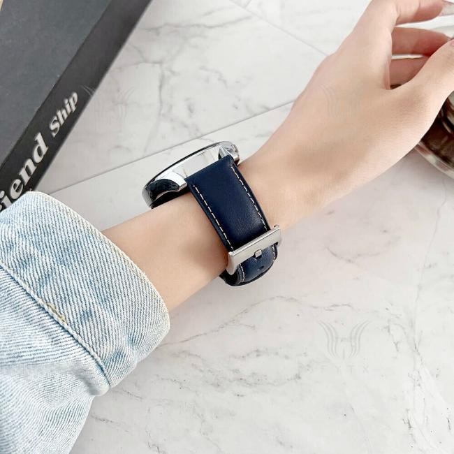Watch Band Leather Strap For Garmin Vivoactive 5 4 4S 3 Venu 3 3S 2 2S Vivomove