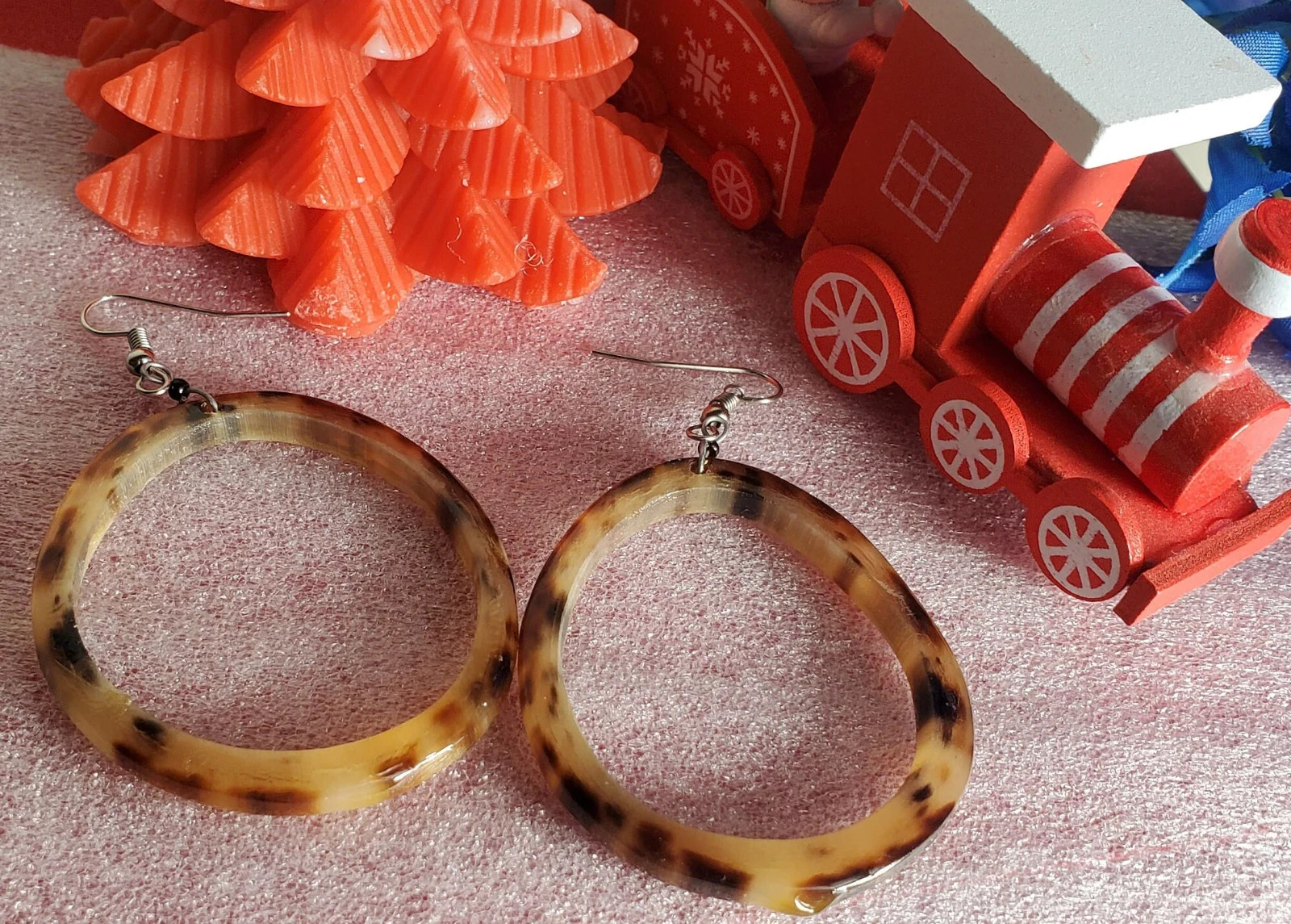 african bone earrings
