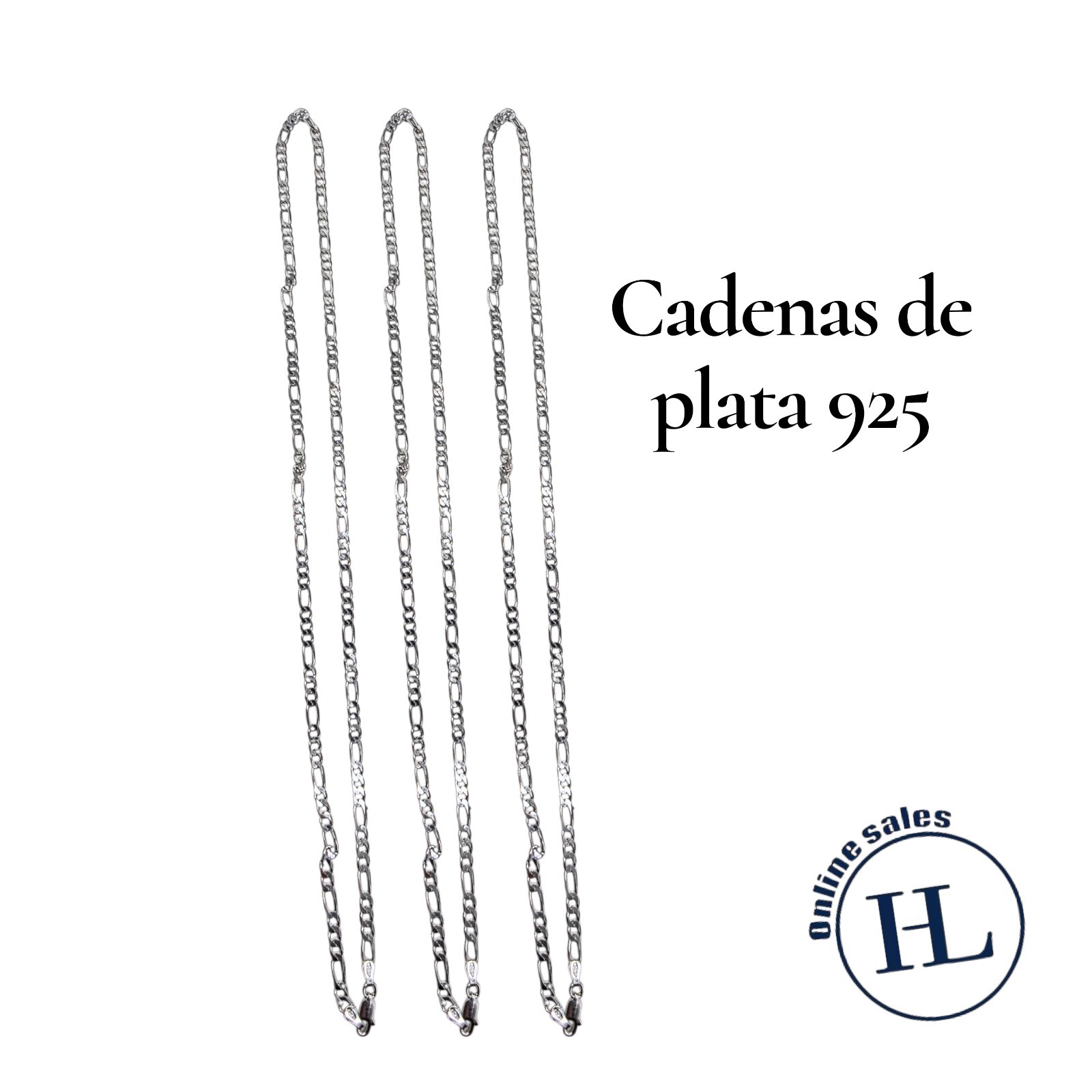 Cadena Sola De Plata Italiana 925 Con LARGO De 23″