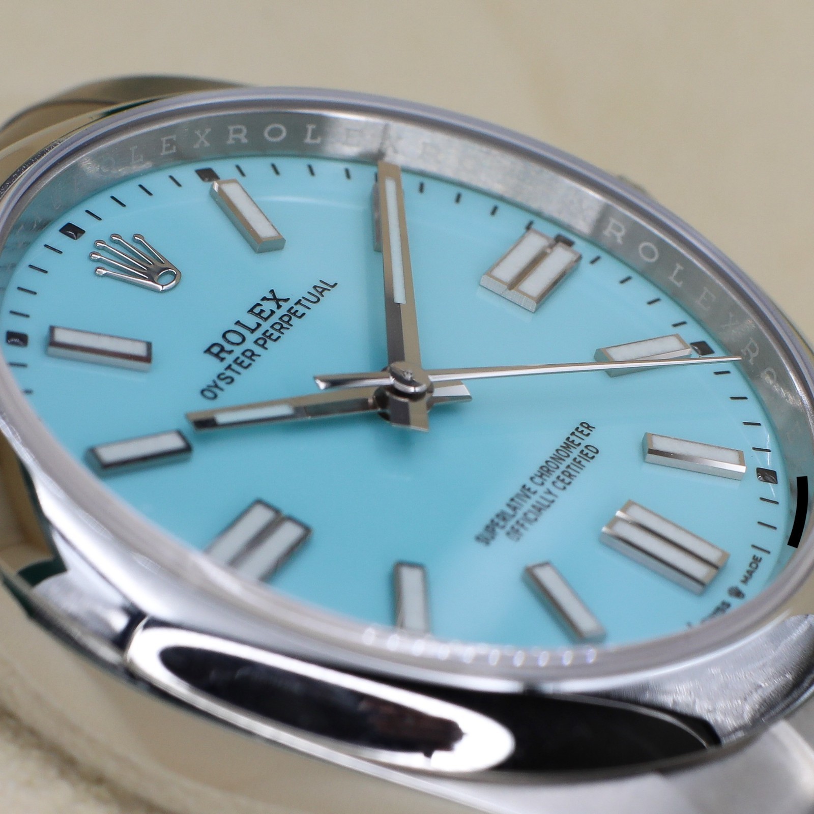 Rolex Oyster Perpetual 41 Tiffany Dial 2021 Complete – 124300