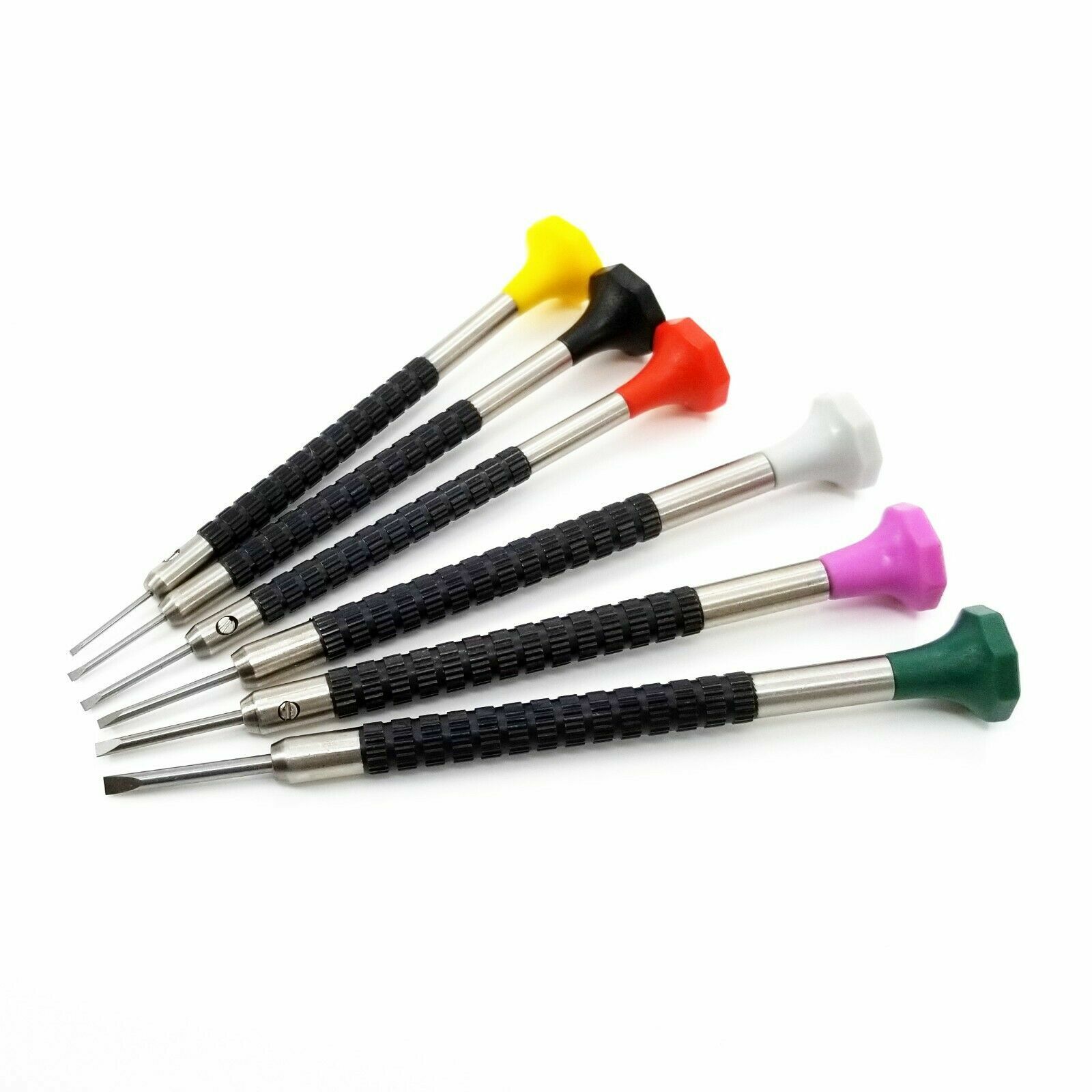 Watchmakers Ergonomic Screwdriver Assortment 9 Sizes W 2 Extra Blades Each Korea