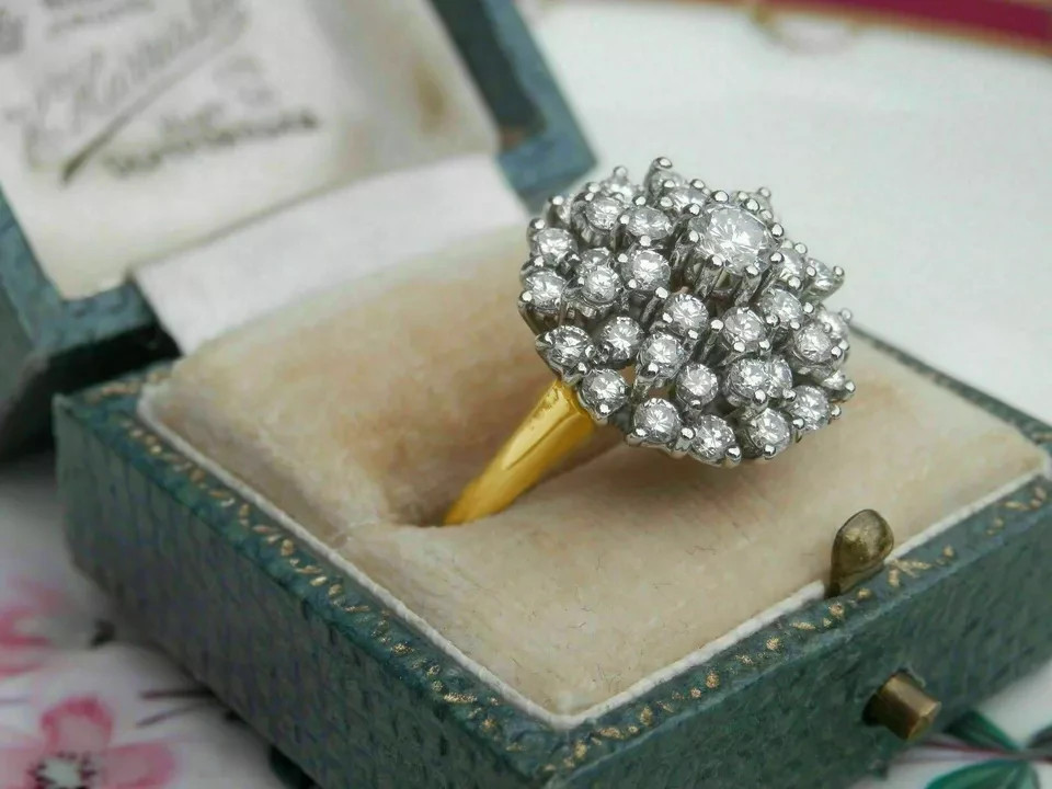 1.70Ct Lab Created Diamond Engagement Wedding Ring 14k Yellow Gold Finish