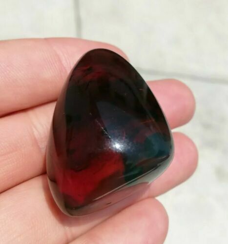 Red Mexican Amber 15.7g Nice Drop shape pendant